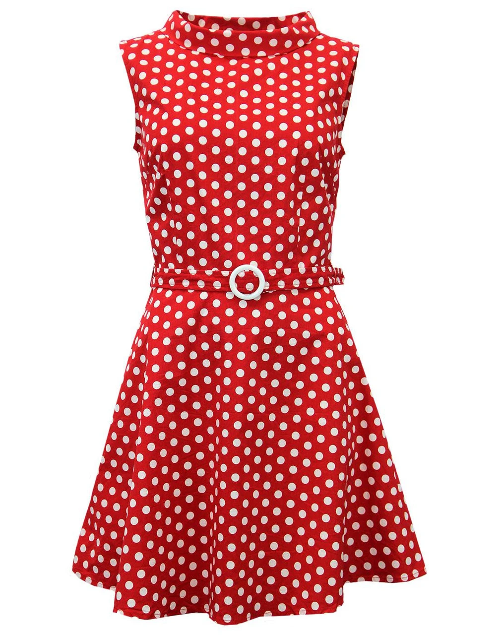 Minnie Retro Mod 60s Geo Mini Dress - Image 12