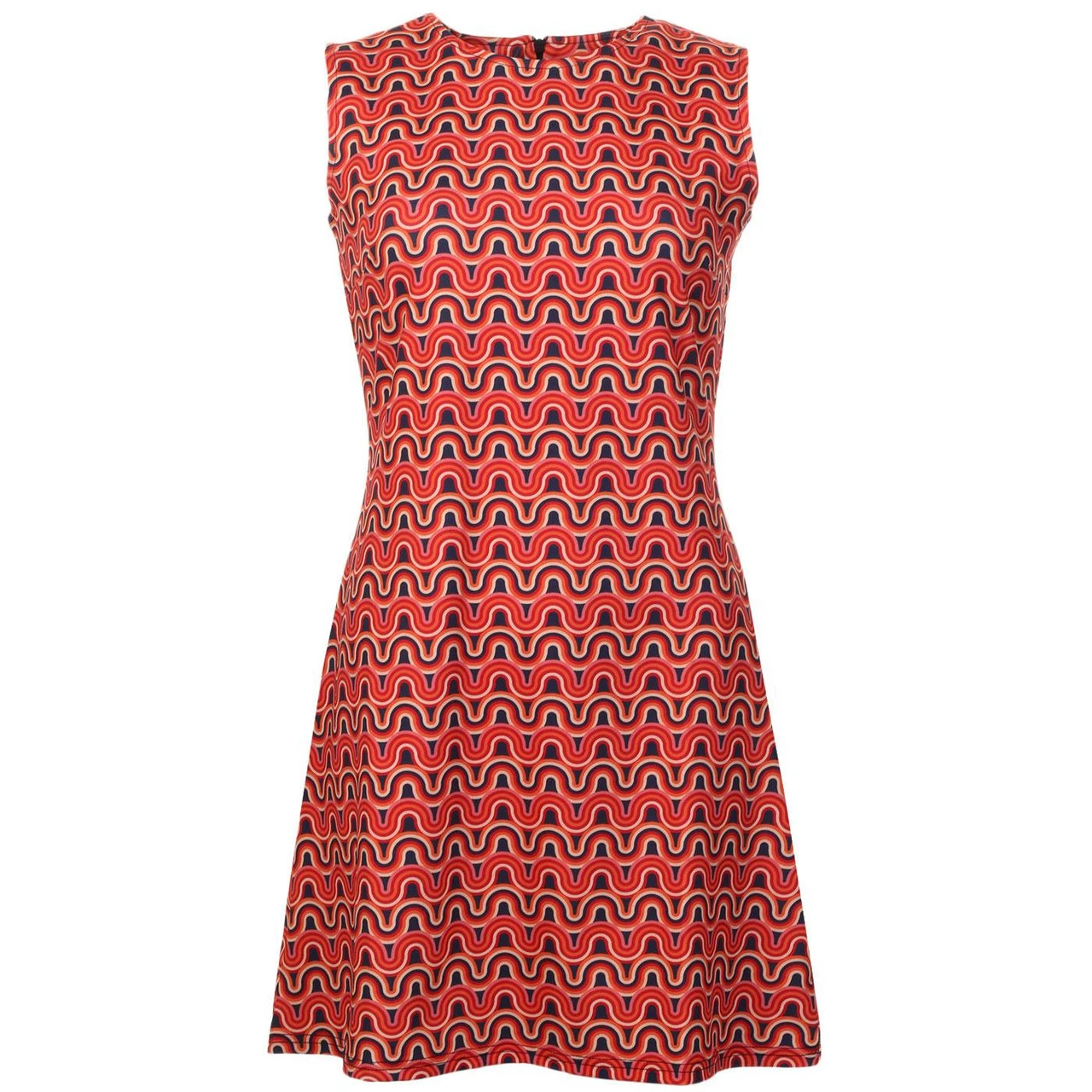 Daytripper Madcap 60s Retro Flower Shift Dress N - Image 12