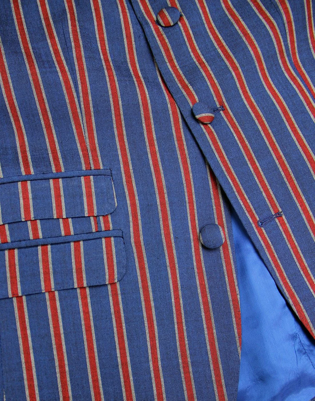 Mod 3 Button Regatta Stripe Blazer - Image 7