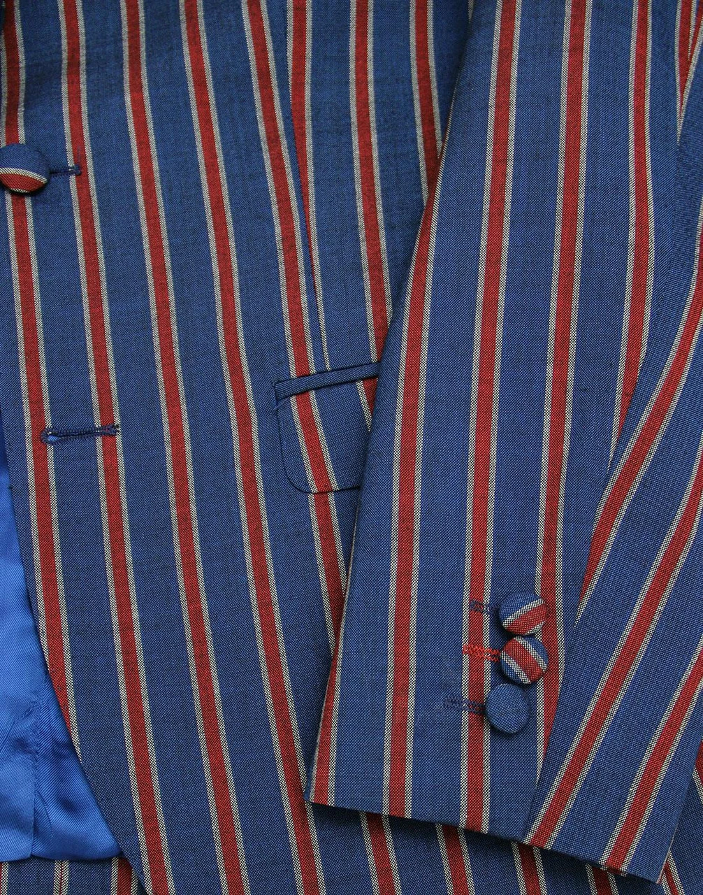Mod 3 Button Regatta Stripe Blazer - Image 6