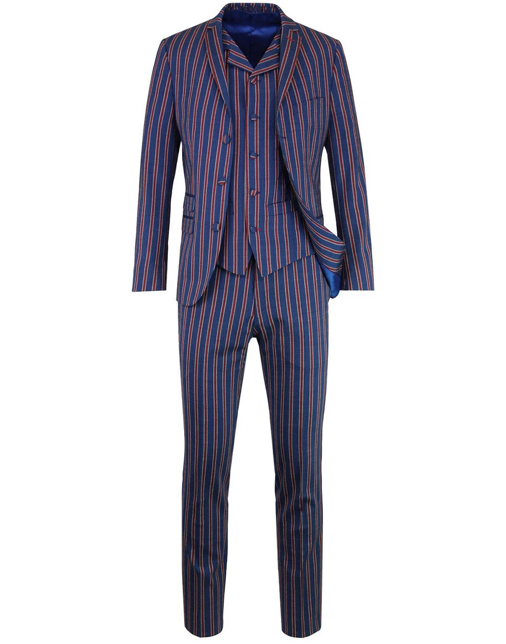 Mod 3 Button Regatta Stripe Blazer - Image 8