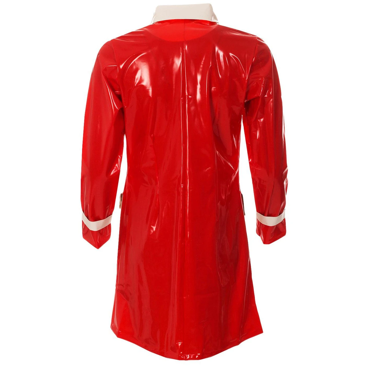 Robin Mod 2 Tone PVC Raincoat BLUE - Image 18