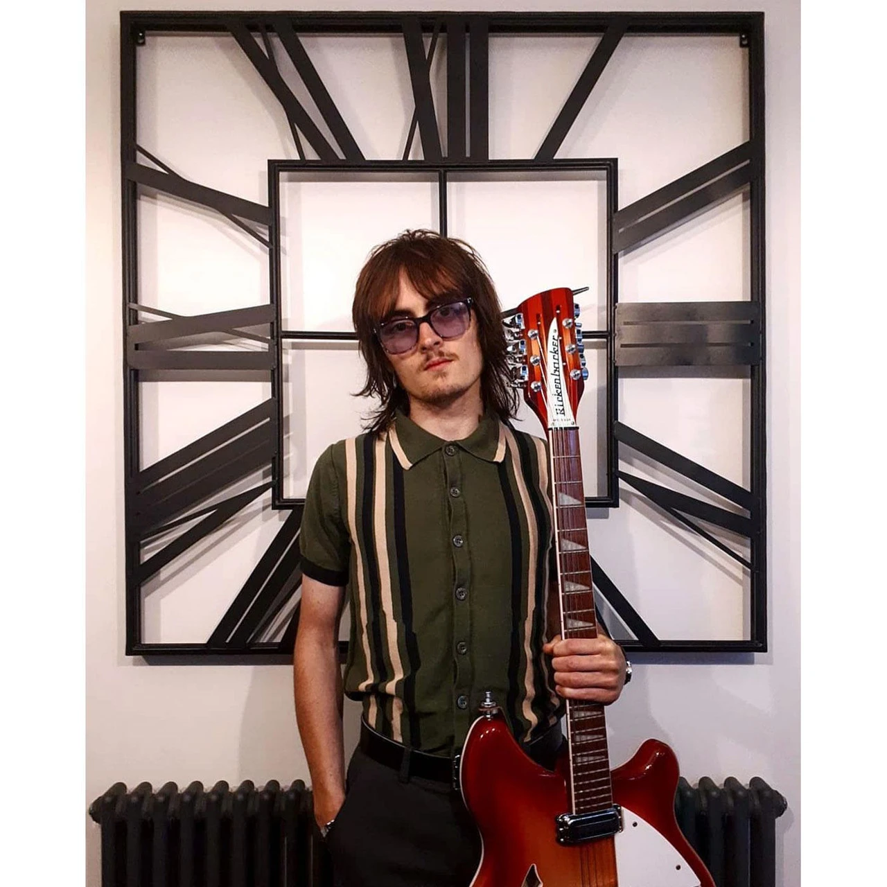 Shockwave Mod Stripe Knit Polo (BM) - Image 2