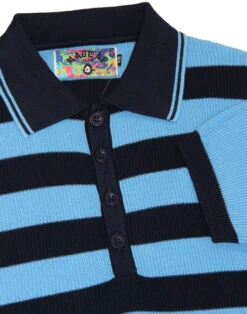 Terry Mod Ribbed Stripe Polo (Z)