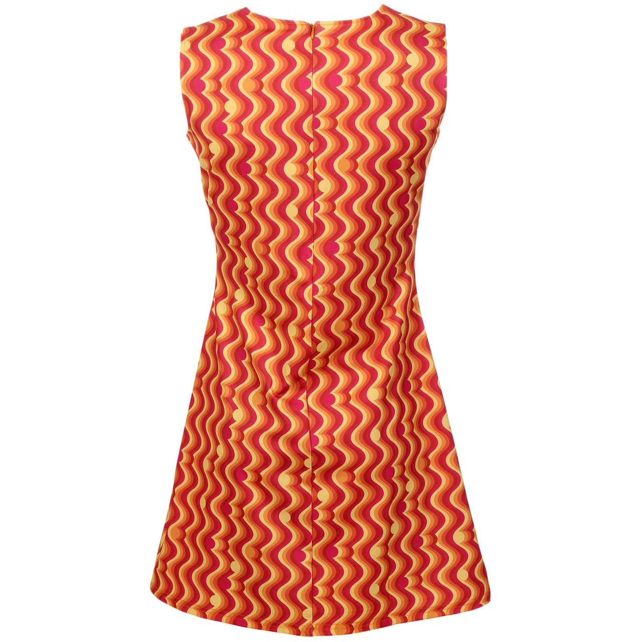Daytripper Madcap 60s Retro Flower Shift Dress N - Image 6