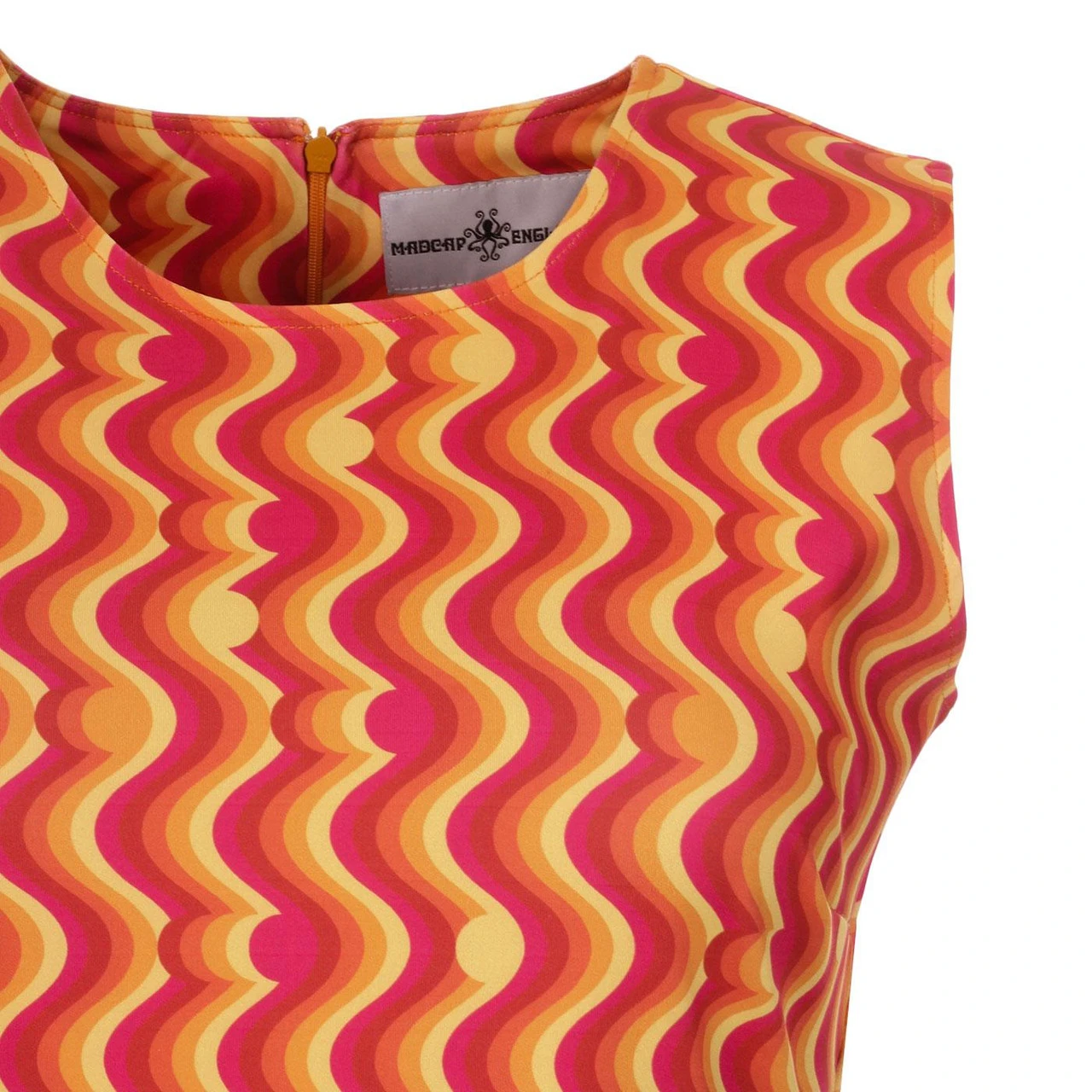 Daytripper Madcap 60s Retro Flower Shift Dress N - Image 18