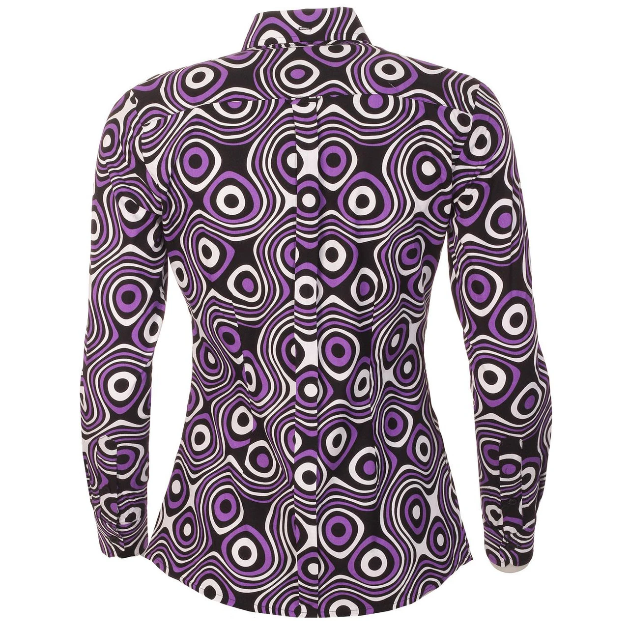 Cosmic Womens Mod Op Art Shirt (RL) - Image 3