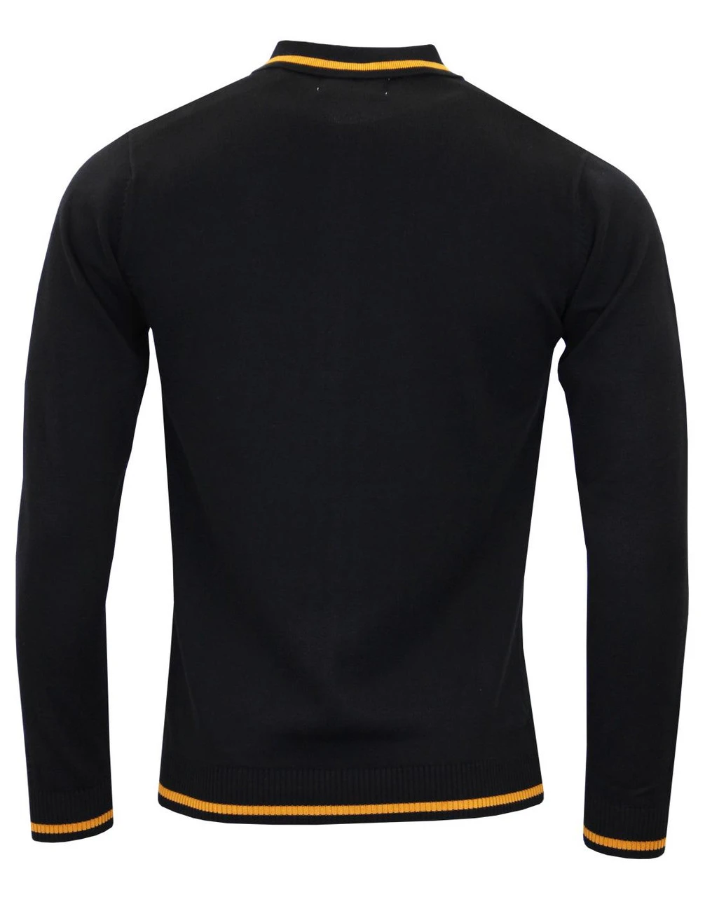 Marriott Suede Mod Polo Cardigan GO - Image 2