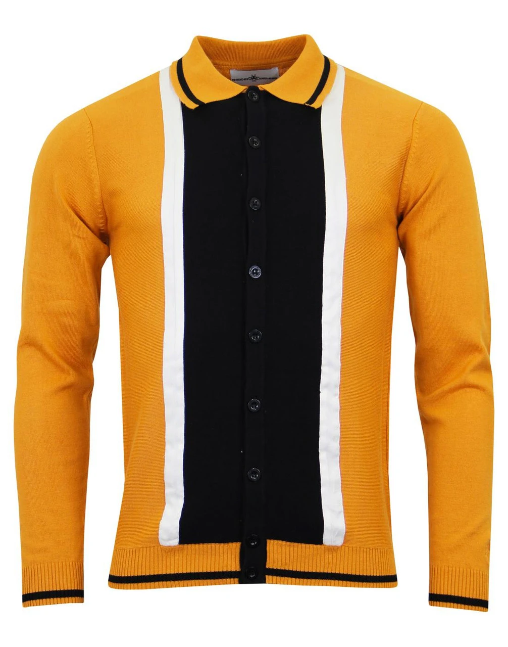 Marriott Suede Mod Polo Cardigan GO - Image 20