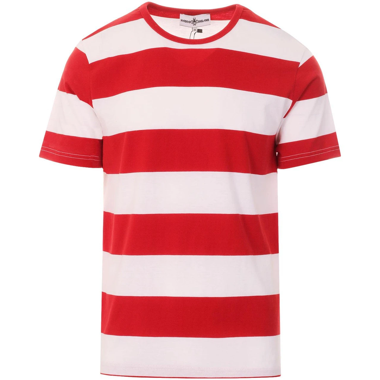 Milne Retro Mod Block Stripe Tee - Image 2