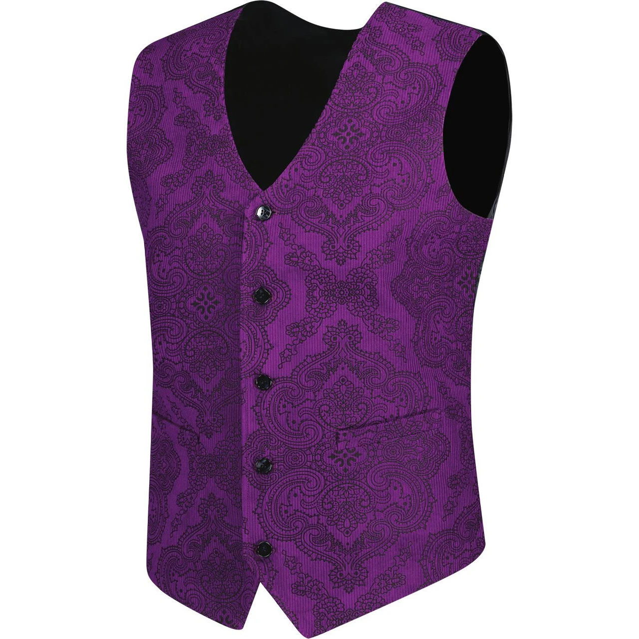 Paisley Manero 70s Cord Waistcoat P