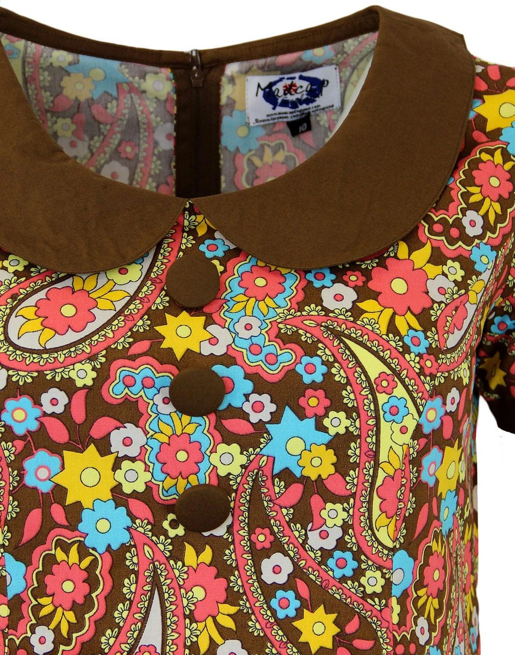 Dollierocker Paisley Mod Dress B