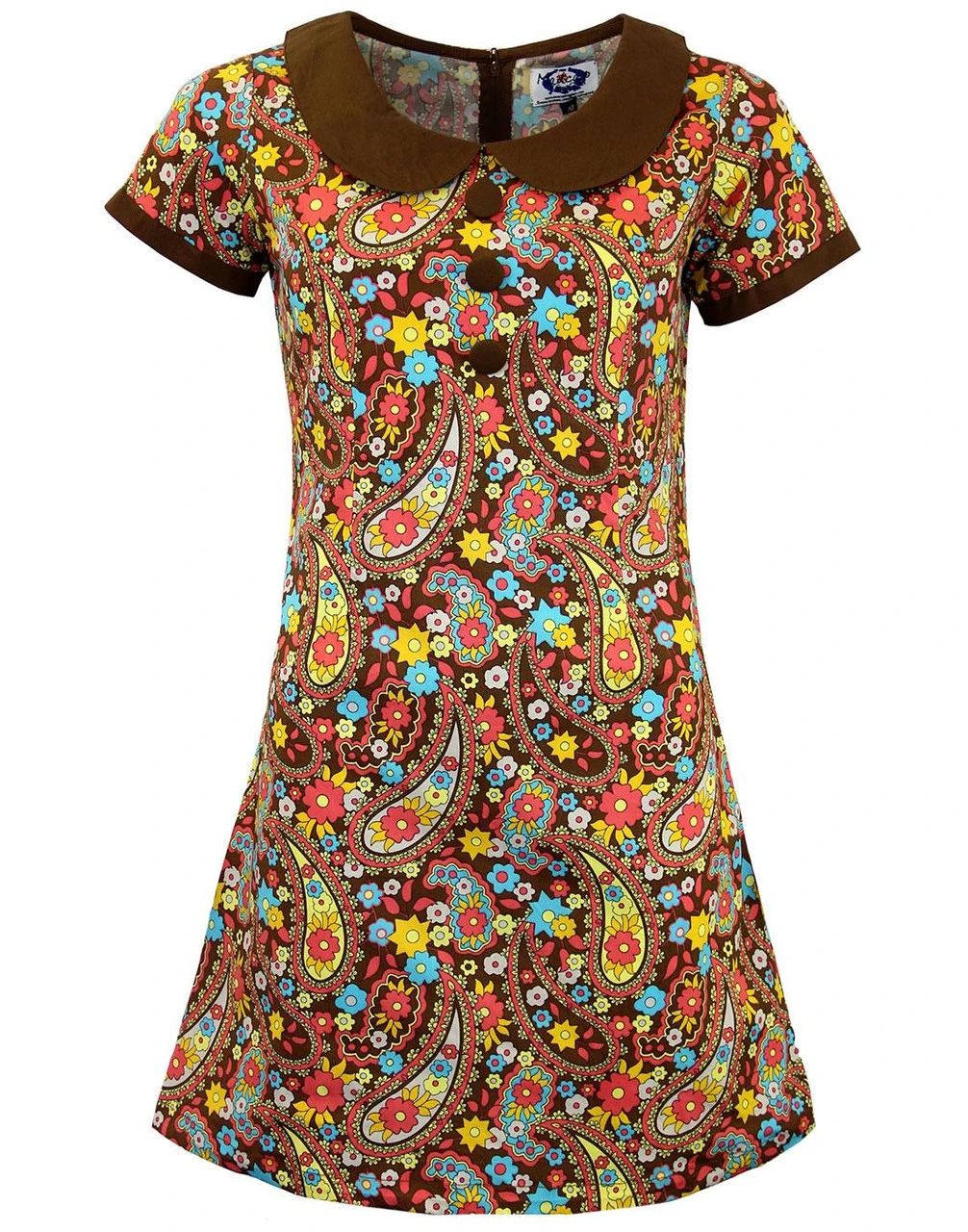 Dollierocker Paisley Mod Dress B - Image 2