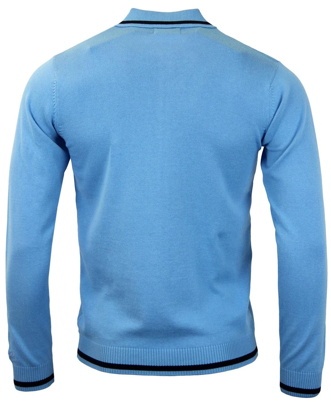 Marriott Suede Mod Polo Cardigan BG - Image 5