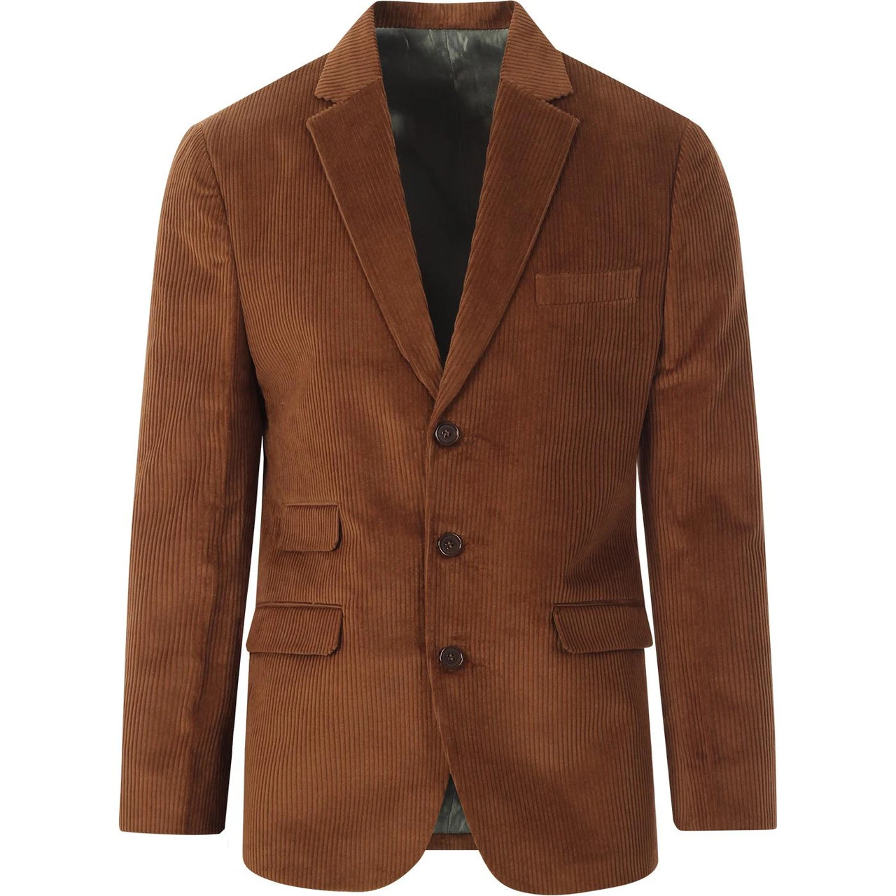 Hemmings Mod Cord 3 Button Blazer N - Image 3