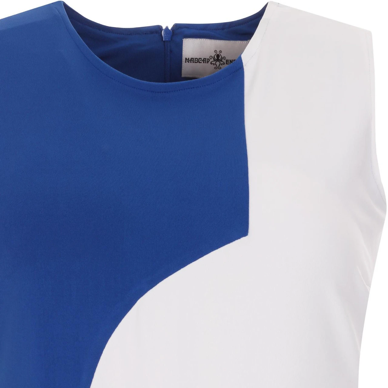 Golightly 60s Mod 2-Tone Dress Blue - Image 4