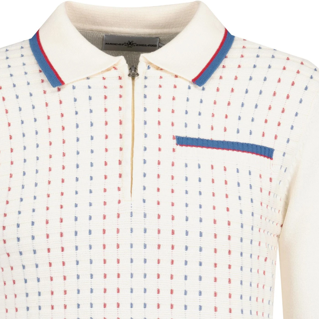 Coltrane Mod Jacquard Knit Polo SW