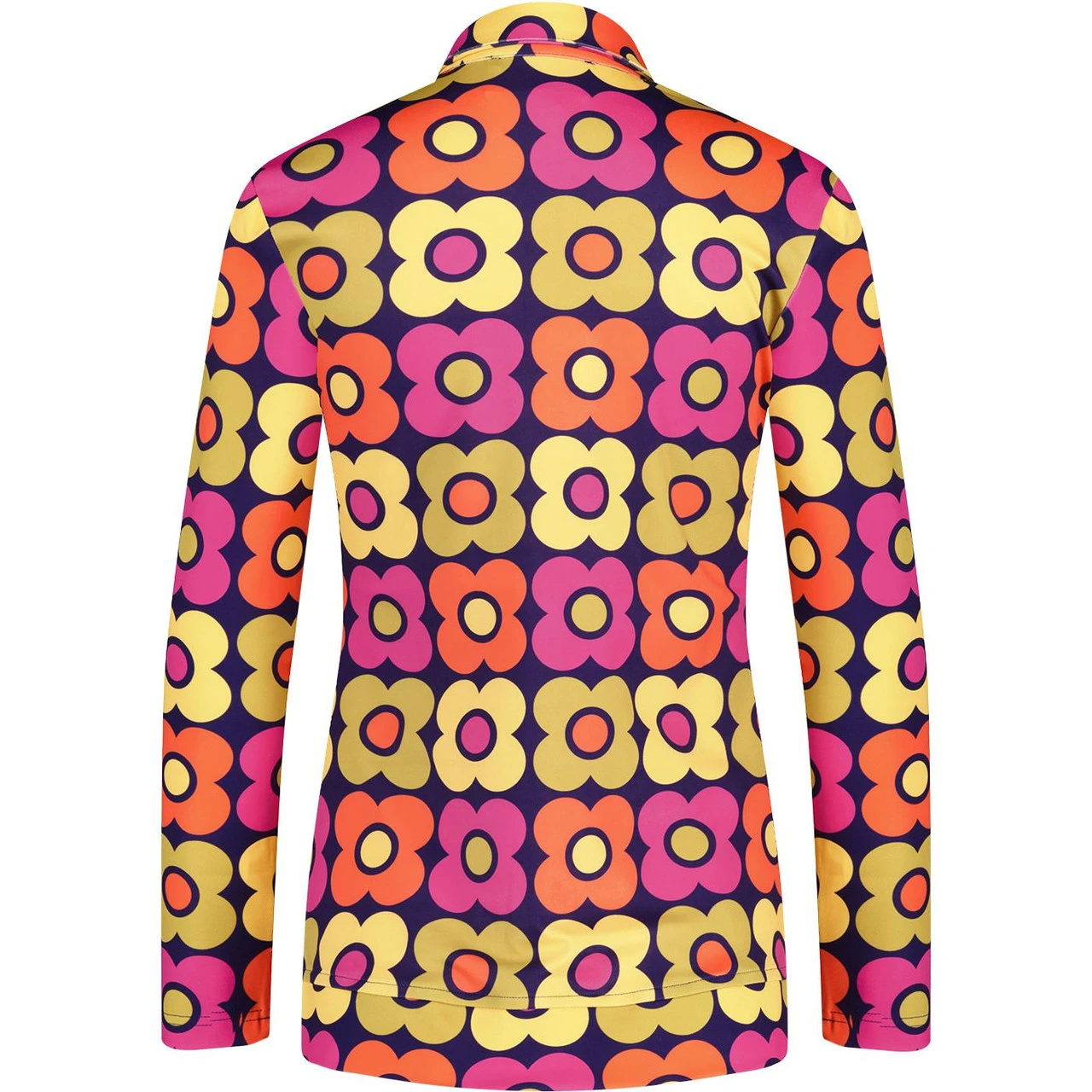 Juliet MADCAP Retro 70s Dagger Collar Zip Shirt N - Image 4