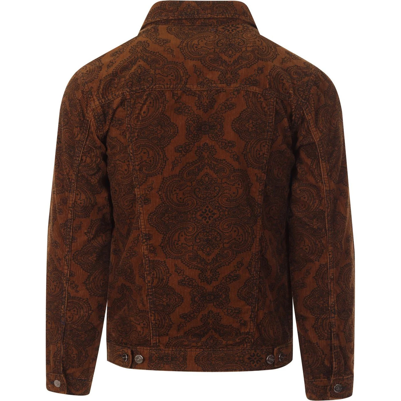 Woburn Paisley Cord Trucker Jacket - Image 2