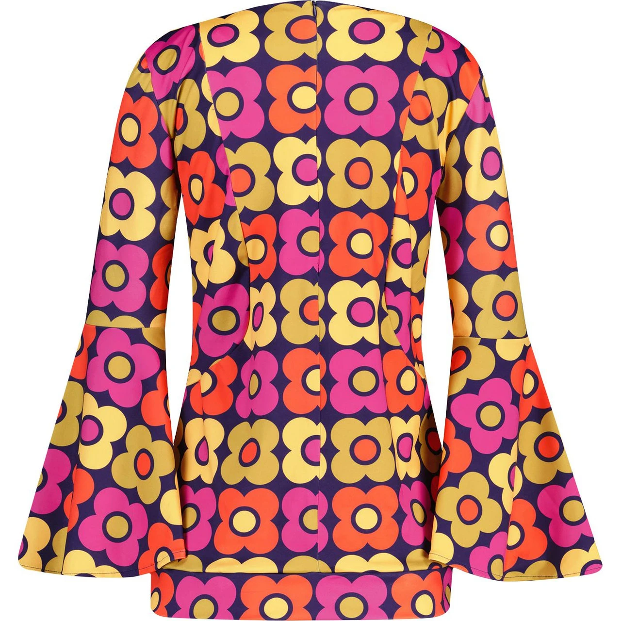 Stargaze 70s Flower Bell Sleeve Top - Image 8