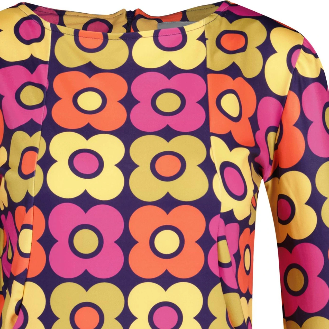 Stargaze 70s Flower Bell Sleeve Top - Image 2