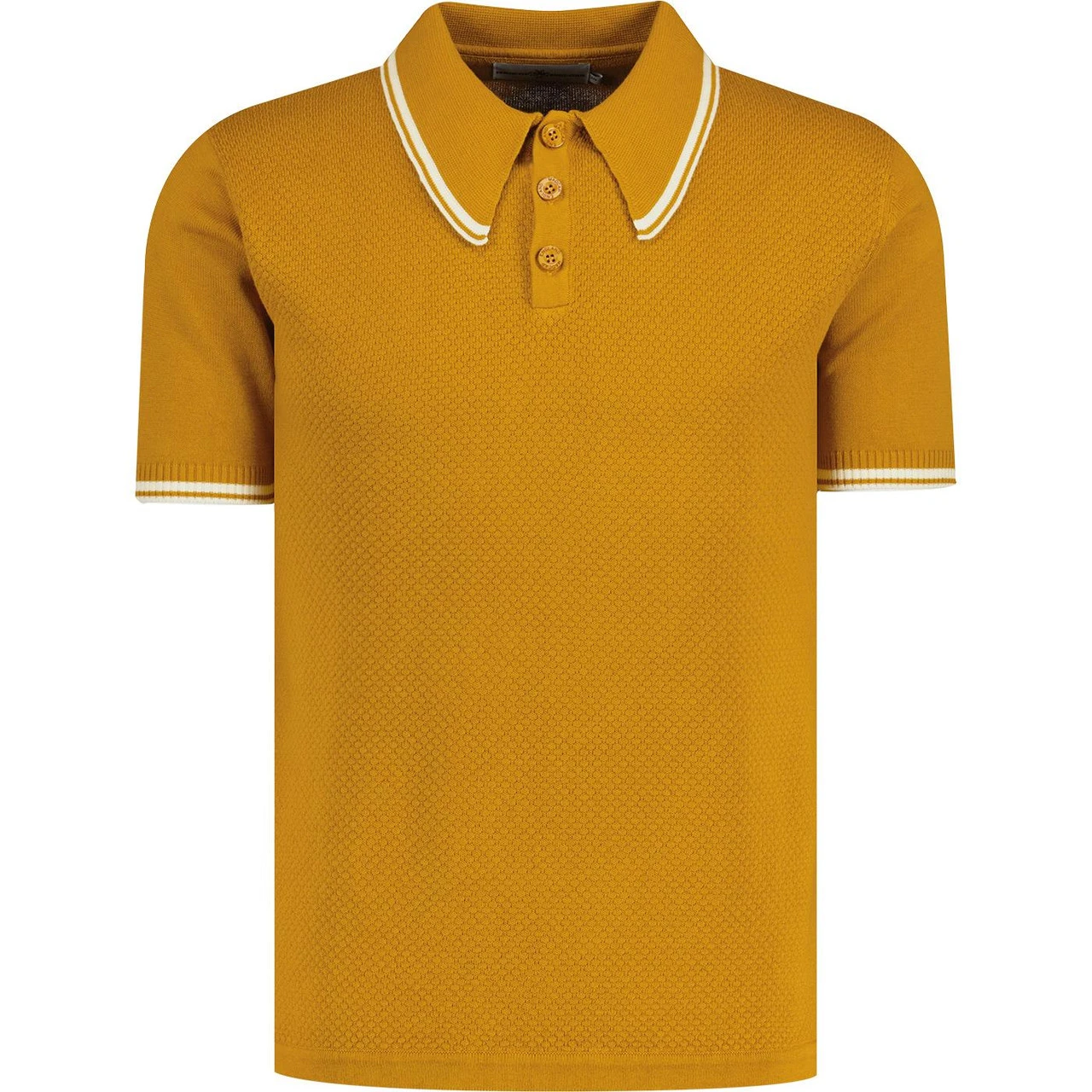 Empire Retro Popcorn Knit Polo B - Image 6