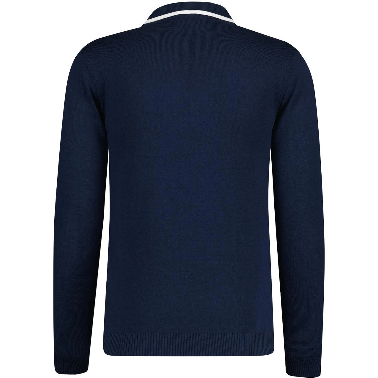 Zodiac Mod Raised Stripe Knit Polo - Image 7