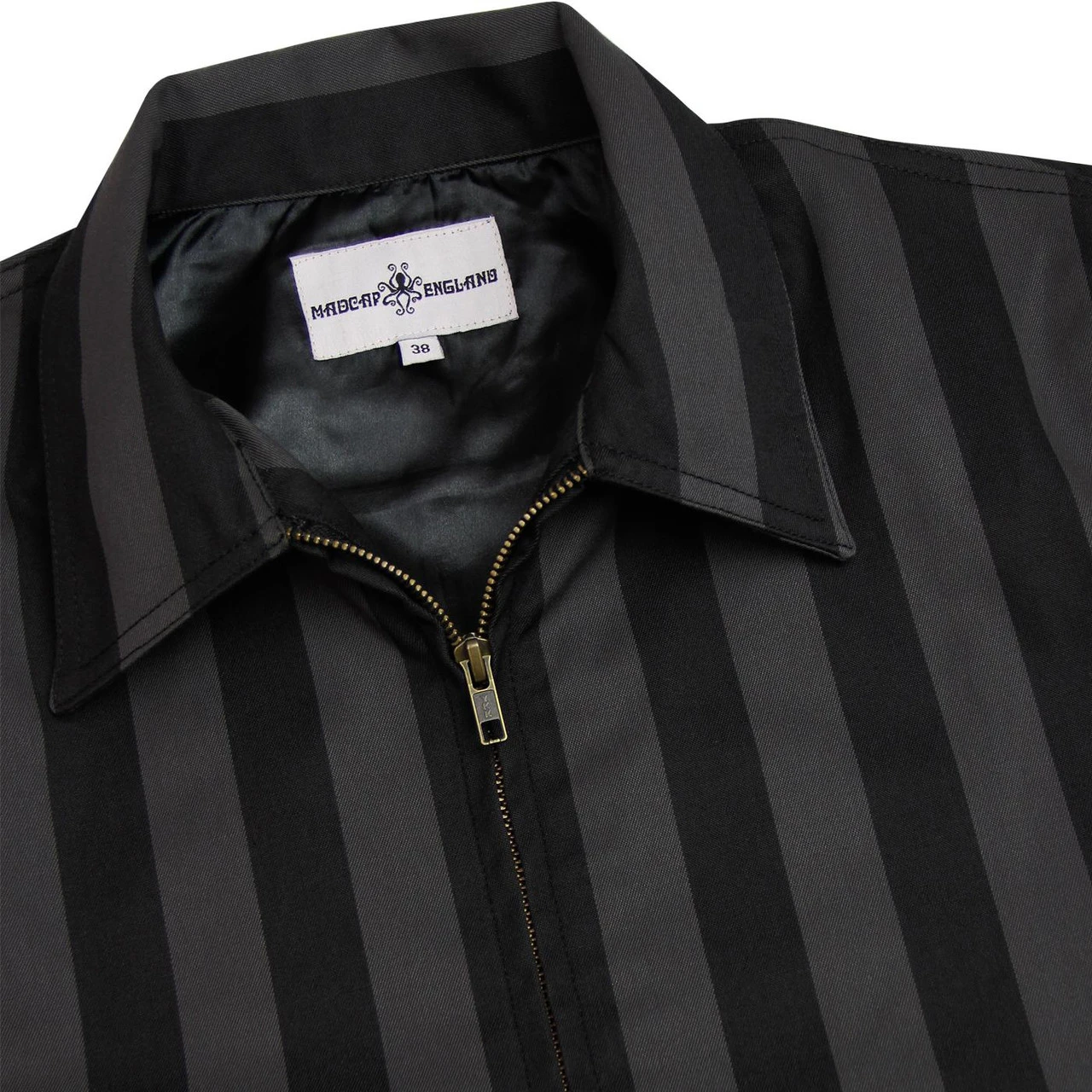 Jailbird Mod Stripe Collared Jacket - Image 2