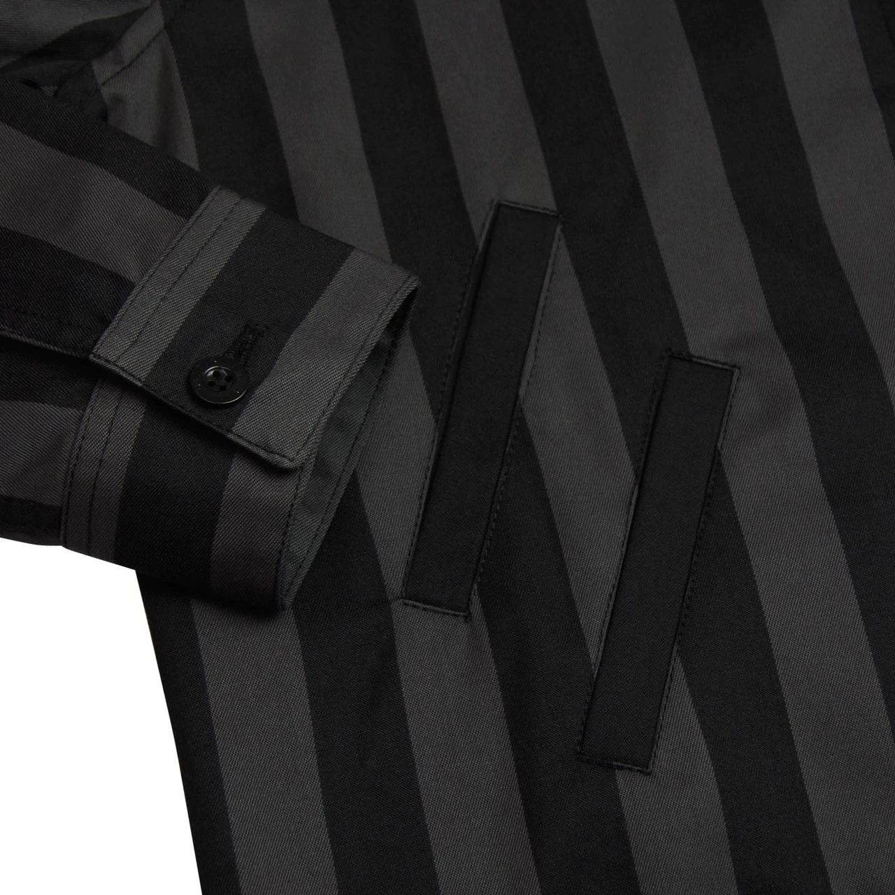 Jailbird Mod Stripe Collared Jacket