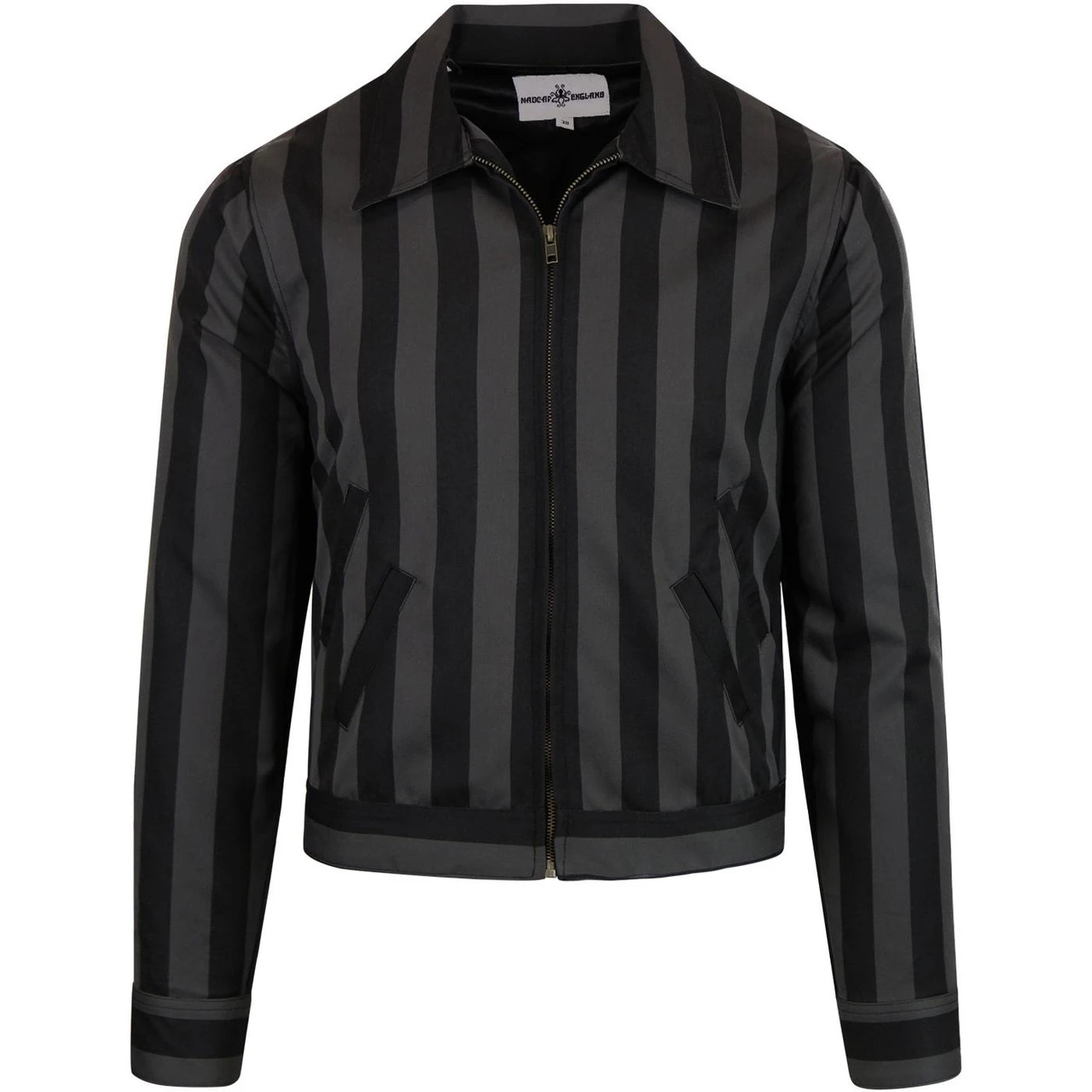 Jailbird Mod Stripe Collared Jacket - Image 3