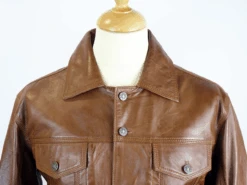 Wyatt Retro 70s Leather Jacket